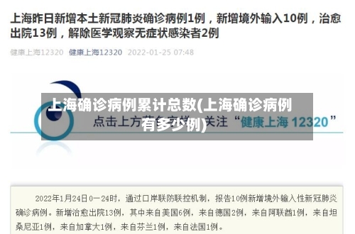 上海确诊病例累计总数(上海确诊病例有多少例)-第2张图片