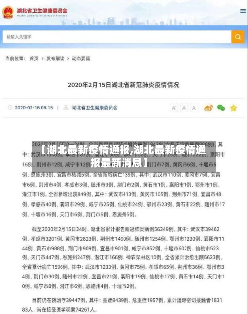 【湖北最新疫情通报,湖北最新疫情通报最新消息】-第2张图片
