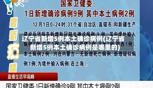 辽宁省新增5例本土确诊病例(辽宁省新增5例本土确诊病例是哪里的)-第2张图片