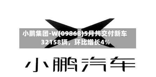 小鹏集团-W(09868)5月共交付新车32158辆，环比增长4%-第2张图片