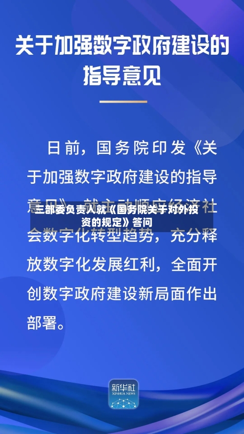 三部委负责人就《国务院关于对外投资的规定》答问-第2张图片