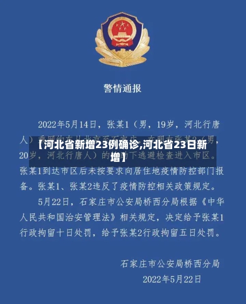 【河北省新增23例确诊,河北省23日新增】