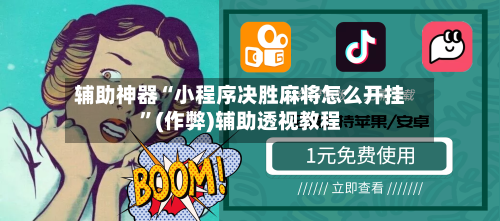 辅助神器“小程序决胜麻将怎么开挂”(作弊)辅助透视教程-第2张图片