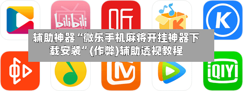 辅助神器“微乐手机麻将开挂神器下载安装”(作弊)辅助透视教程-第2张图片