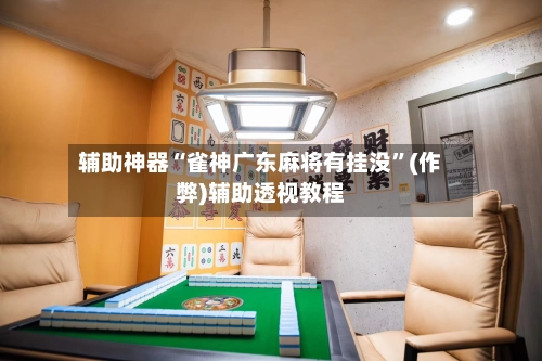 辅助神器“雀神广东麻将有挂没”(作弊)辅助透视教程-第2张图片