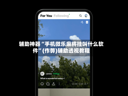 辅助神器“手机微乐麻将挂叫什么软件”(作弊)辅助透视教程-第2张图片