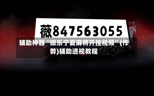 辅助神器“微乐宁夏麻将开挂视频”(作弊)辅助透视教程-第2张图片