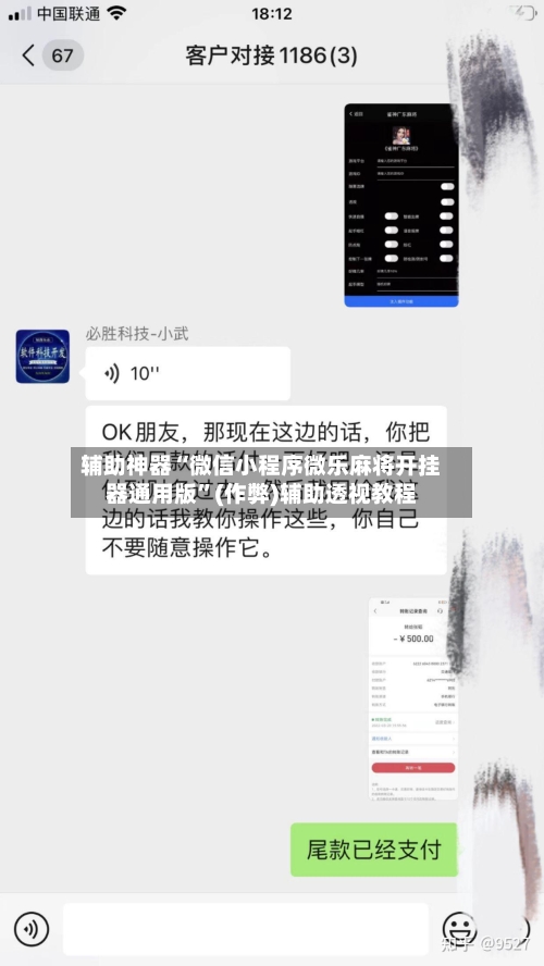 辅助神器“微信小程序微乐麻将开挂器通用版”(作弊)辅助透视教程-第2张图片