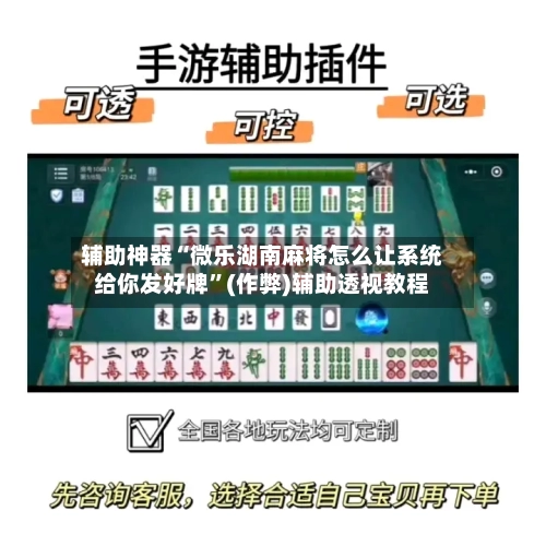 辅助神器“微乐湖南麻将怎么让系统给你发好牌”(作弊)辅助透视教程