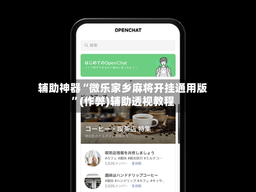辅助神器“微乐家乡麻将开挂通用版”(作弊)辅助透视教程-第2张图片