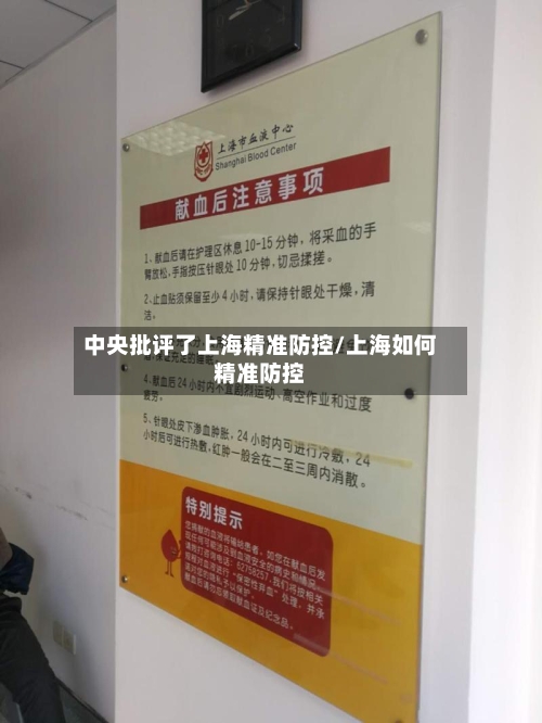 中央批评了上海精准防控/上海如何精准防控-第2张图片