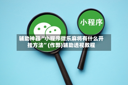 辅助神器“小程序微乐麻将有什么开挂方法”(作弊)辅助透视教程-第2张图片
