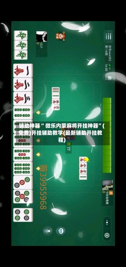 辅助神器“ 微乐内蒙麻将开挂神器”(免费)开挂辅助教学(最新辅助开挂教程)