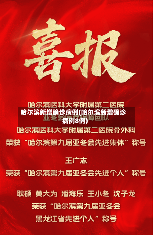哈尔滨新增确诊病例(哈尔滨新增确诊病例8例)