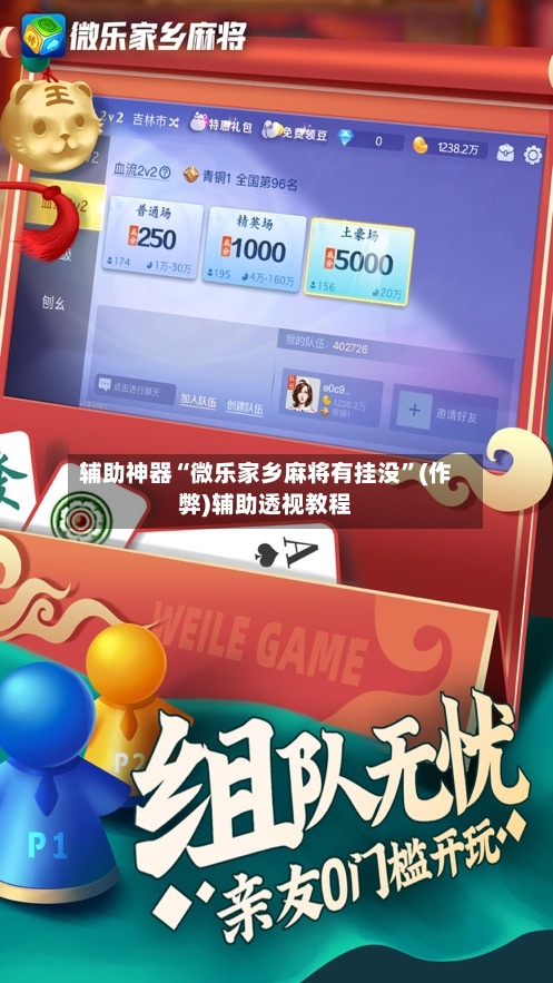 辅助神器“微乐家乡麻将有挂没”(作弊)辅助透视教程