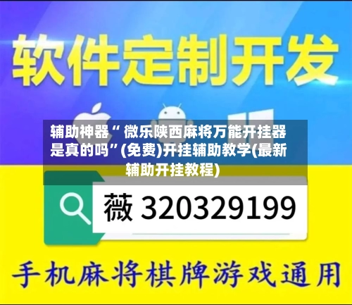 辅助神器“ 微乐陕西麻将万能开挂器是真的吗”(免费)开挂辅助教学(最新辅助开挂教程)-第2张图片