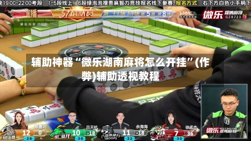 辅助神器“微乐湖南麻将怎么开挂”(作弊)辅助透视教程-第2张图片