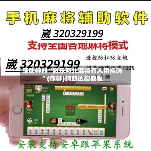 辅助神器“微乐河北麻将有人用挂吗”(作弊)辅助透视教程-第2张图片
