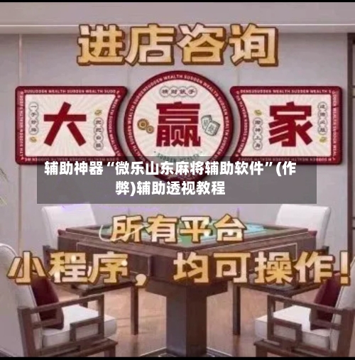 辅助神器“微乐山东麻将辅助软件”(作弊)辅助透视教程