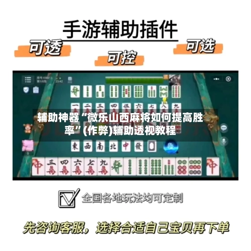 辅助神器“微乐山西麻将如何提高胜率”(作弊)辅助透视教程-第2张图片