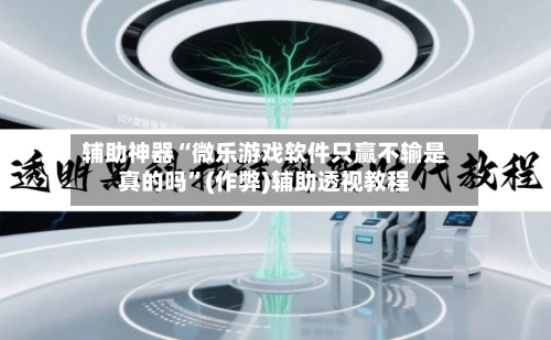 辅助神器“微乐游戏软件只赢不输是真的吗”(作弊)辅助透视教程