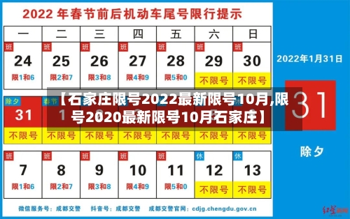 【石家庄限号2022最新限号10月,限号2020最新限号10月石家庄】-第2张图片