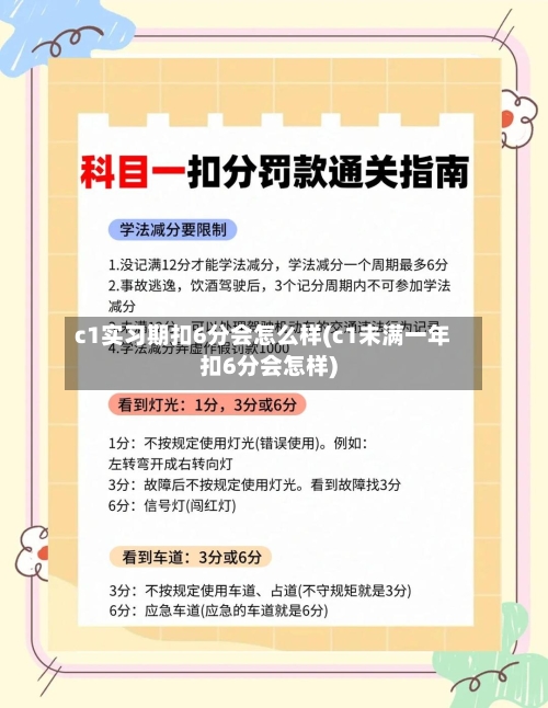 c1实习期扣6分会怎么样(c1未满一年扣6分会怎样)
