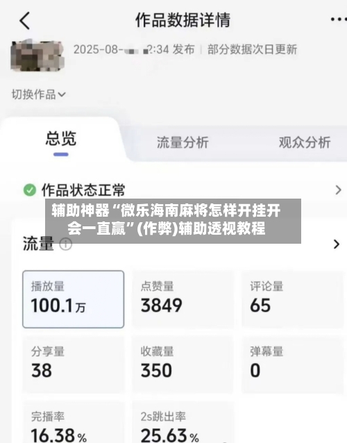 辅助神器“微乐海南麻将怎样开挂开会一直赢”(作弊)辅助透视教程