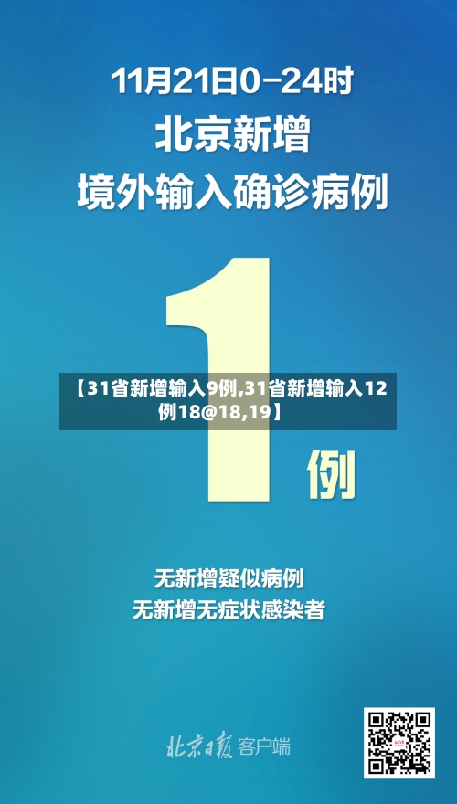 【31省新增输入9例,31省新增输入12例18@18,19】