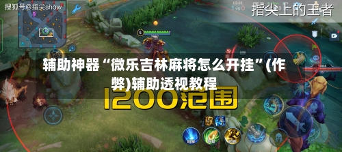 辅助神器“微乐吉林麻将怎么开挂”(作弊)辅助透视教程-第2张图片
