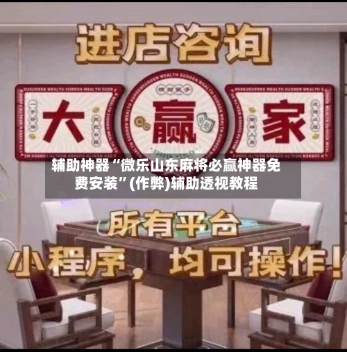 辅助神器“微乐山东麻将必赢神器免费安装”(作弊)辅助透视教程-第2张图片
