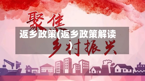 返乡政策(返乡政策解读)
