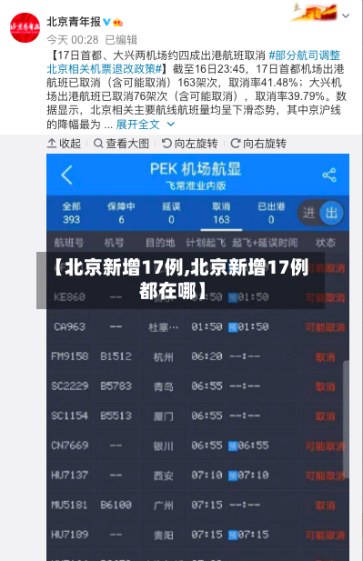 【北京新增17例,北京新增17例都在哪】-第2张图片