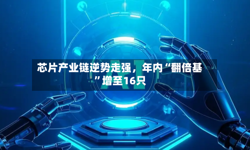 芯片产业链逆势走强，年内“翻倍基”增至16只