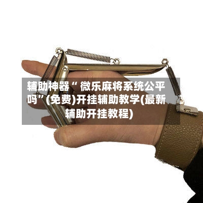 辅助神器“ 微乐麻将系统公平吗”(免费)开挂辅助教学(最新辅助开挂教程)-第2张图片