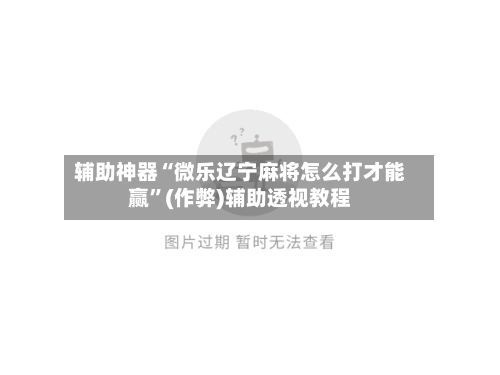 辅助神器“微乐辽宁麻将怎么打才能赢”(作弊)辅助透视教程-第3张图片