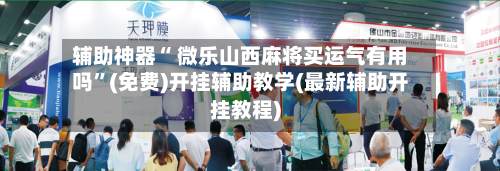辅助神器“ 微乐山西麻将买运气有用吗”(免费)开挂辅助教学(最新辅助开挂教程)