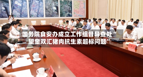 国务院食安办成立工作组督导查处“望奎双汇猪肉抗生素超标问题”-第3张图片