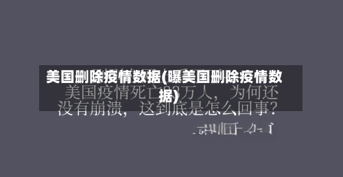 美国删除疫情数据(曝美国删除疫情数据)-第2张图片