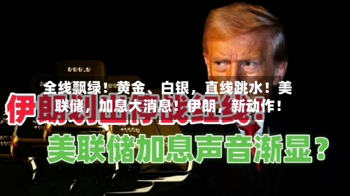 全线飘绿！黄金	、白银	，直线跳水！美联储，加息大消息！伊朗，新动作！-第2张图片