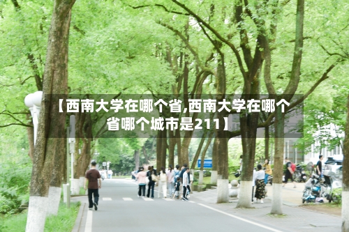 【西南大学在哪个省,西南大学在哪个省哪个城市是211】-第3张图片