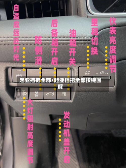 起亚挡把全部/起亚挡把全部按键图解